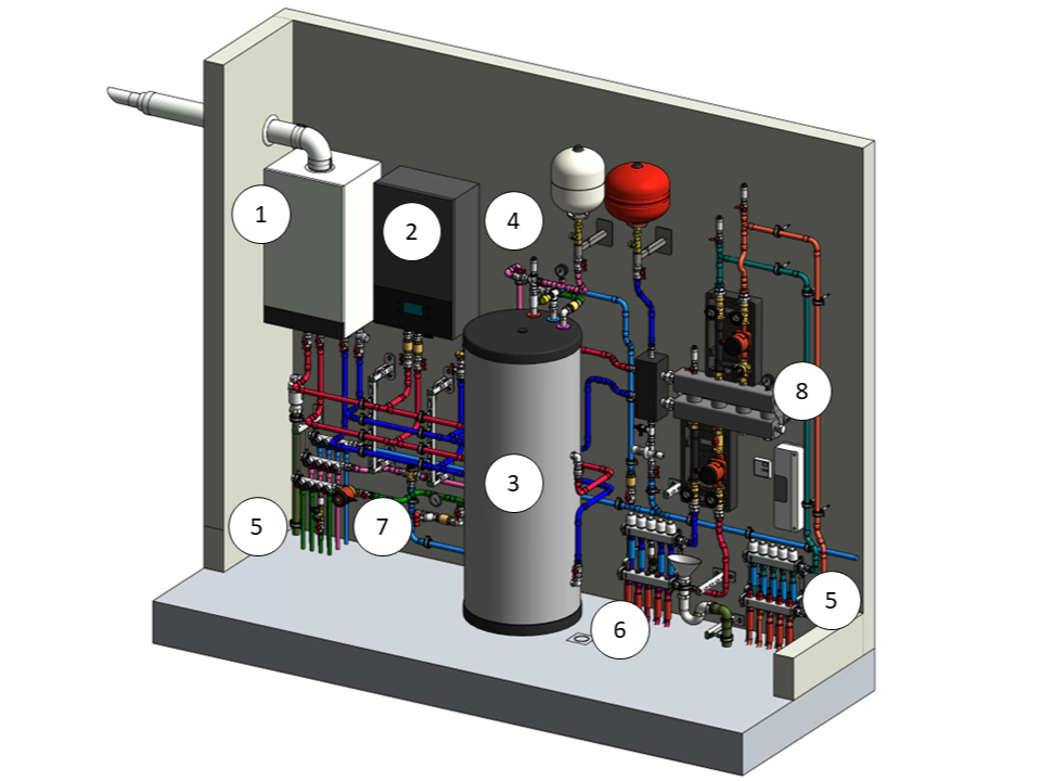 Схема котельной